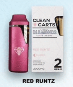 Red Runtz | New Clean Carts | 2 Gram
